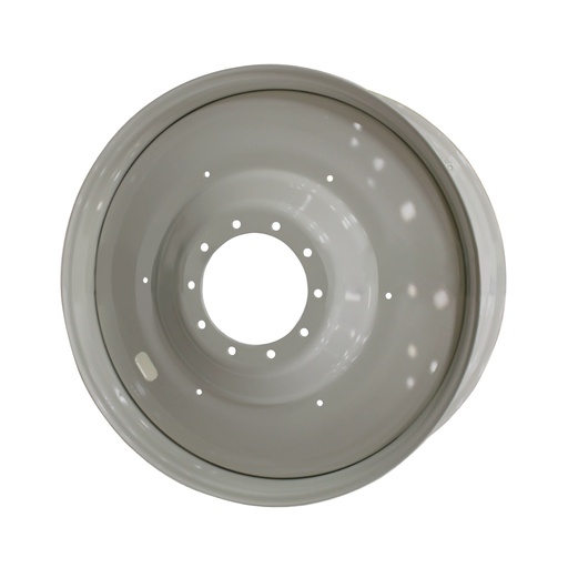 [40242] 16"W x 42"D, Case IH Silver Mist 10-Hole Formed Plate , -10.88" Offset