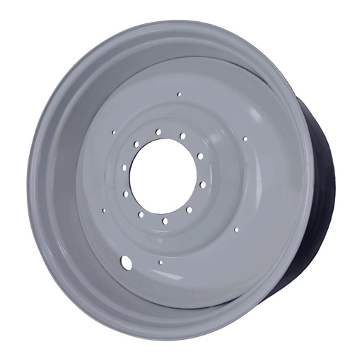 [63929] 20"W x 42"D, Case IH Silver Mist 10-Hole Formed Plate , -12.38" Offset