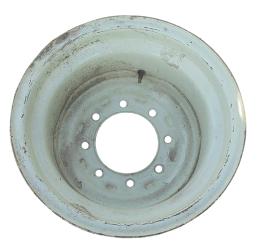 [T003190-Z] 16"W x 16.1"D, New Holland White 8-Hole Formed Plate