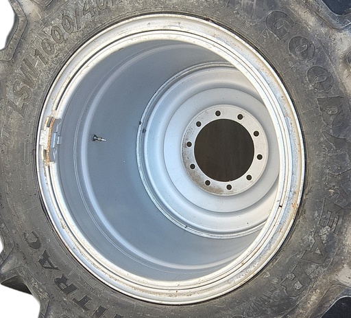 [W51523410340761] 36"W x 32"D, Case IH Silver Mist 10-Hole 3 Piece Formed Plate