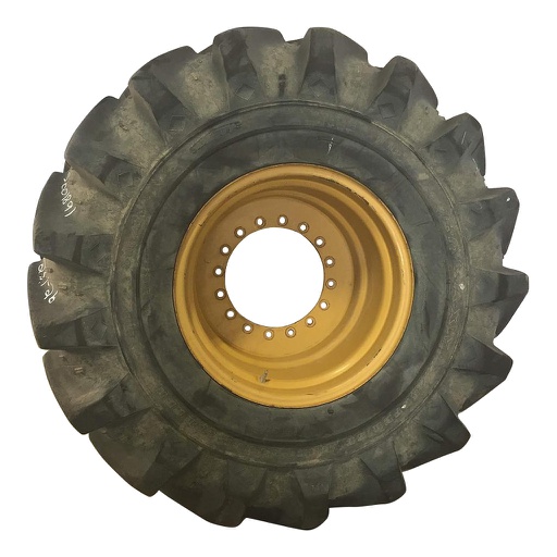 [WS001891-NRW-Z] 20"W x 26"D, Industrial Yellow  16-Hole Spun Disc