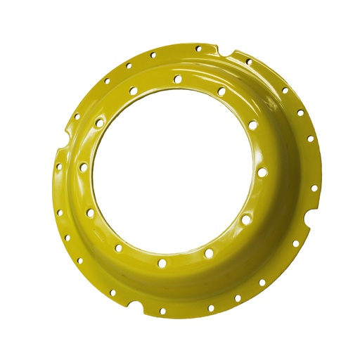 [052112700Y] 12-Hole Waffle Disc (Groups of 3 Bolts)HD Center for 34" Rim, John Deere Yellow